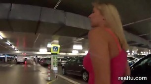 Stunning czech teenie gets seduced in the supermarket and drilled in pov