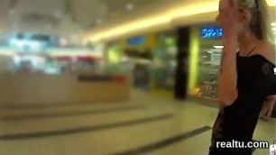 czech cutie was tempted in the shopping centre and fucked in pov