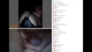 Omegle Asian Female Masturbate and Shows Tits for the Black Cock