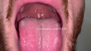 Ted Teeth and Tongue up Close Video 1