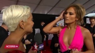 Jennifer Lopez - Massive Cleavage at American Music Awards, October 2018