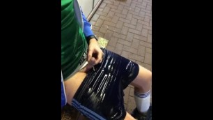 Pissing at a Railway Station