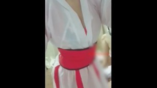 China-网红女神鹿少女扮演紫霞仙子从天而降被猛男发现被迫啪啪