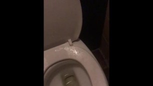 Pissing in Pub Toilet.