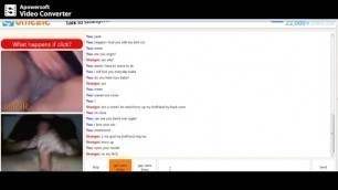 Sexy Omegle UK Teen Shows everything and Gets Caught