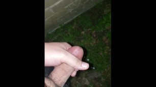 Drunk Chub Cums outside Friend's House @ 3am