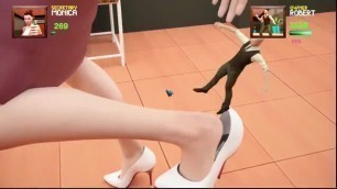 Secrets of Trampling 2 - Office Fight ( Giantess Gameplay Video )