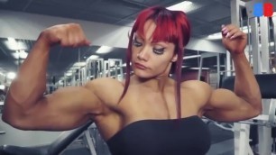 Bicep Flexing Compilation (Female Muscle)