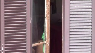 Spying my Neighbor's Big Slut through the Window