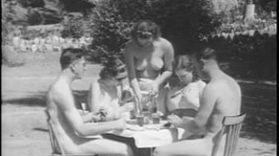 German Vintage Nudist Naturist From 1940's