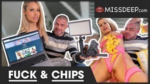 Eating Chips While Fucking! MISSDEEP.com