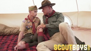 Scoutmaster Breeds Obedient Twink Scout